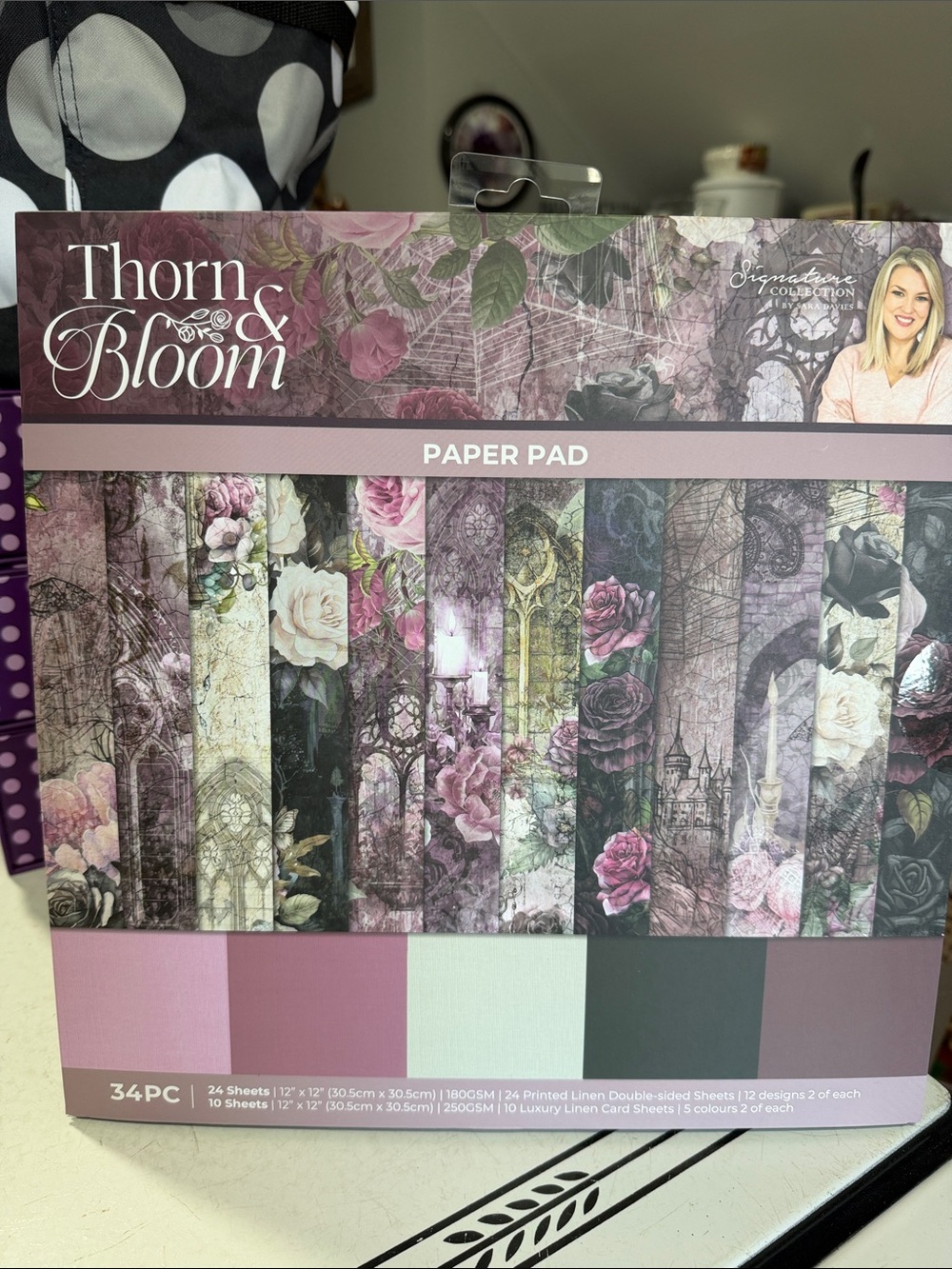 Crafters Companion Thorn & Bloom Paper Pad
